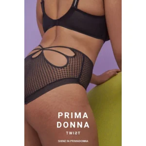 Prima Donna Twist Slip Hotpants: Glass Beach, Zwart ( PDO.155 )