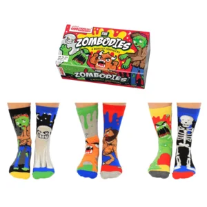 Zombie Kinder Sokken 30-39 Oddsocks