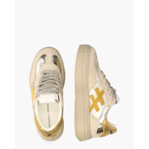 Another Trend A035 Goud/Beige Damessneakers