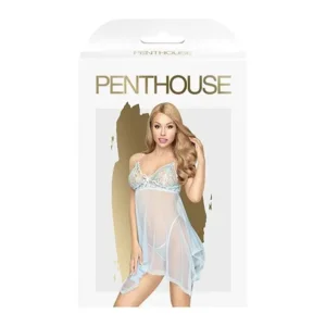 Penthouse Naughty Doll Babydoll Blauw