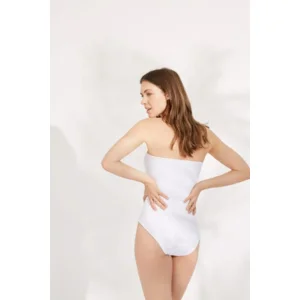 Ysabel Mora Lace strapless badpak in wit