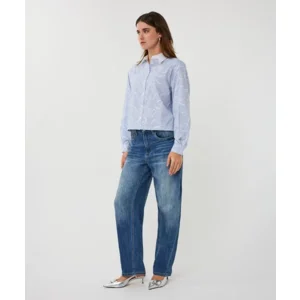 Esqualo HemdsBloes: Blauw gestreept, lange mouw ( ESQ.324 )