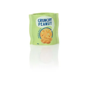 Bitten Design Bloempot Snack Schaal Chips Zak Keramiek