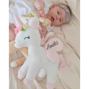 Metoo Unicorn Eenhoorn knuffel XL roze 60 cm