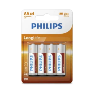 Batterijen - Longlife - AA - R6 - Penlight - 4st. in blister