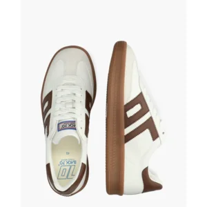Back 70 Double Cloud V26-04 Wit/Bruin Herensneakers