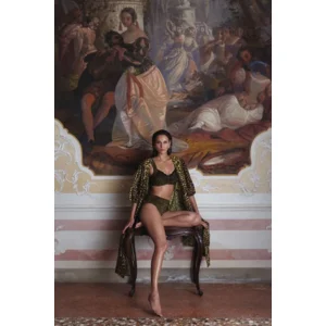 Rosa Faia ( Anita ) Taille Slip: Liz, Gold Cat ( ANI.606 )
