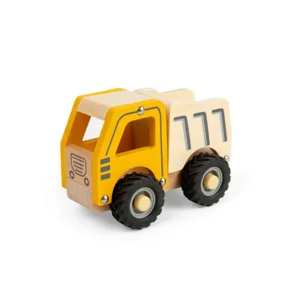 Auto - Vrachtauto - Kiepwagen - Geel - 13.4x10x7.5cm
