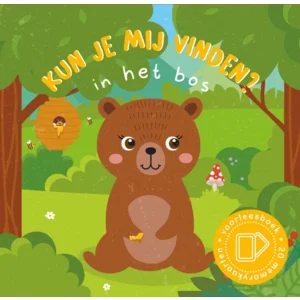 Boek + 20 memory kaarten - Kun je mij vinden? - In het bos