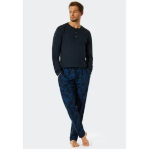 Schiesser – Fine Interlock – Pyjama – 177438 – Dark Blue