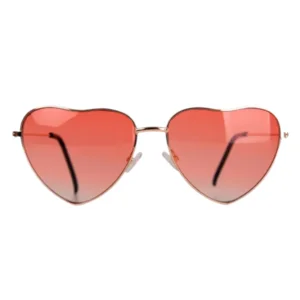 Bril - Hartjes - Hartvormige glazen - Rood