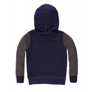 sweater twisted hood navy