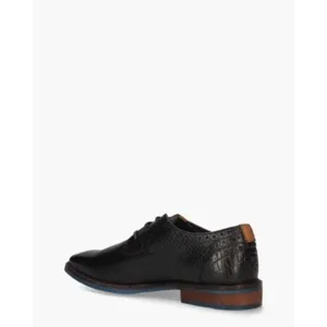 Jenszen Stan Zwart Heren Veterschoenen
