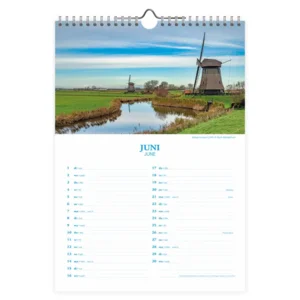 Maand kalender - 2027 - Koeien - 23,5x33,5cm