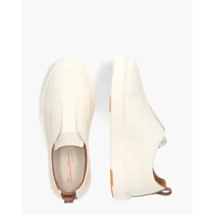 Santoni 61224 Wit Damessneakers