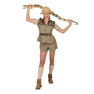 Kostuum - Safari - Dame - Broek, shirt & riem - mt.44-46