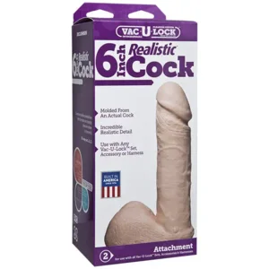 Doc Johnson Vac-U-Lock Realistische Dildo 15 cm