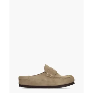 Birkenstock Naples Wrapped Beige Damesslippers