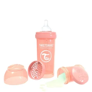 Twistshake Babyfles Antikoliek 260Ml - Pastel Peach