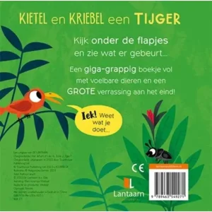 Boek - Voelboek met flapjes - Kietel & kriebel een tijger