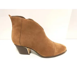 Softwaves 8.04.03/N kort laarsje suede cognac