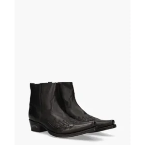 Sendra 12185 Zwart Heren Enkelboots
