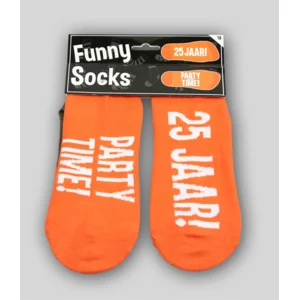 Sokken - 25 Jaar! Party time! - Funny socks