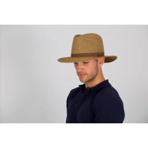 UV unisex zonnehoed reishoed fedora  Joel naturel