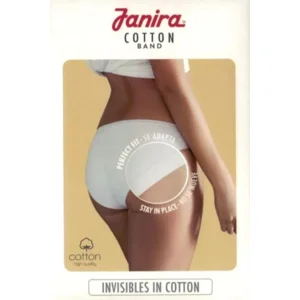 Janira Slip Cotton Band Maxi ( Naadloos ) Zwart / wit / huidskleur (Jan.75 / Jan.74 / Jan.79)