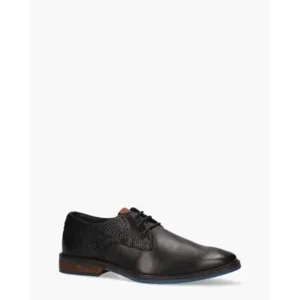 Jenszen Stan Zwart Heren Veterschoenen
