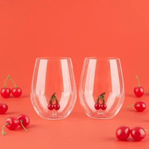 Balvi Glazenset Kers 500ml x2 Glas