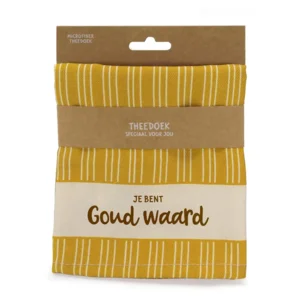Theedoek - Speciaal voor jou - Goud waard