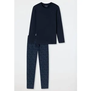 Schiesser – Casual Nightwear - Pyjama – 180255 – Night Blue