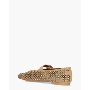 Kurt Geiger Mayfair Ballet Flat Lichtbruin Damesballerina's