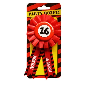 Rozet - 16 jaar - Verkeersbord