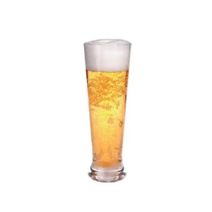 Onbreekbaar bierglas hoog helder transparant 1 stuk 33cl