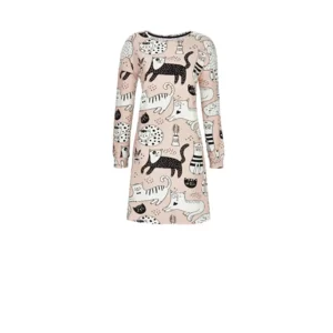 Ringella – Cats – Nachtkleed – 5511004 – Rosa