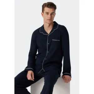 Schiesser – Fine Interlock - Pyjama – 179296 – Dark Blue