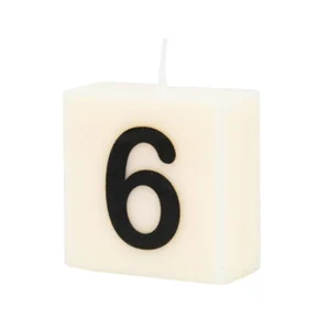 Cijfer- / letterkaarsje - Scrabble - 6