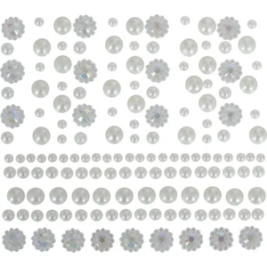 Sierstenen - Parelkleur - Voor het gezicht - Zelfklevend - 100+