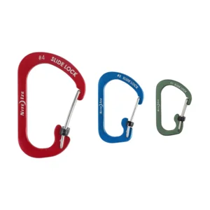 Nite Ize SlideLock Carabiner Aluminium 3 Stuks Diverse kleuren CSLA234-A1-R6