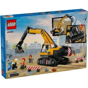 LEGO City - Gele graafmachine speelgoedset - 60420