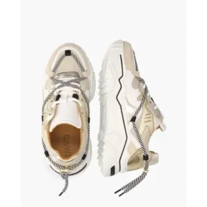 DWRS Label Jupiter Denim Beige/Multi Damessneakers