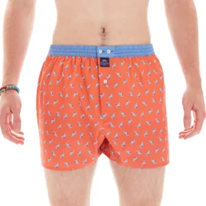 MC Alson Boxershort Heren: Zeilen, los model, ingewerkte slip ( MCA.24 )