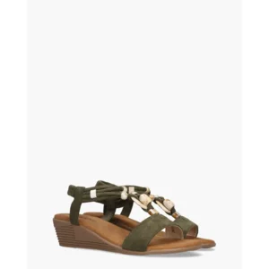 Ella Cruz Zyenna Khaki Damessandalen