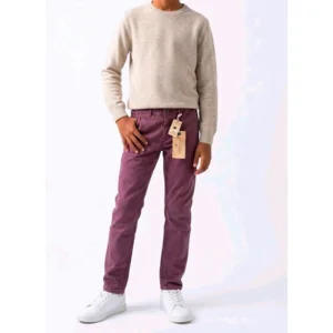 Wijnrode chino broek voor jongens | Scotch Shrunk Kids