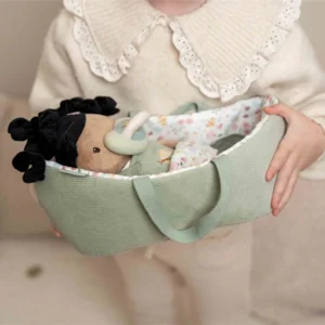 Pop - Baby Evi - In draagmand - Met toebehoren