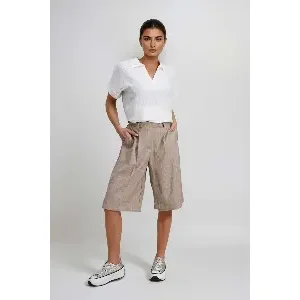 Signe Nature Bermuda: Rose / ecru gestreept ( Signe.1350 )