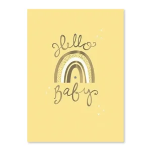 Kaart - Hello baby - A4 formaat - MXA.0013