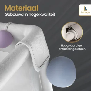 LUBREJO® Grondbox - Speelbox - Playpen - Kinderbox - Baby box - Veilige kinderbox met Zachte Vloer - Grijs - Inclusief 50 Speelballen - 120x120cm